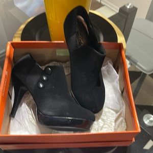 NWB black booties